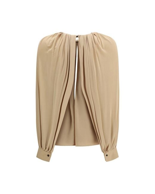 Ferragamo Natural Viscose Blouse