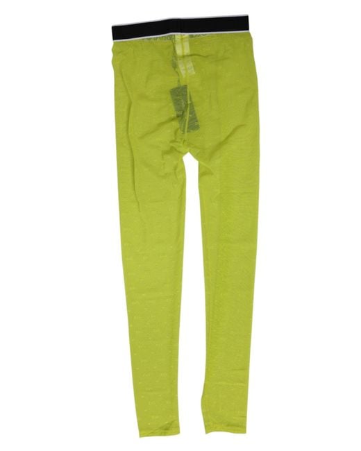 Dolce & Gabbana Green Leggings