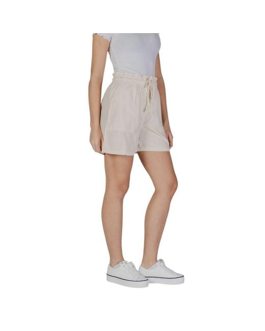 B.Young Gray Beige Cotton Shorts