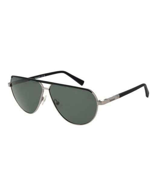 Timberland Green Metal Sunglasses for men