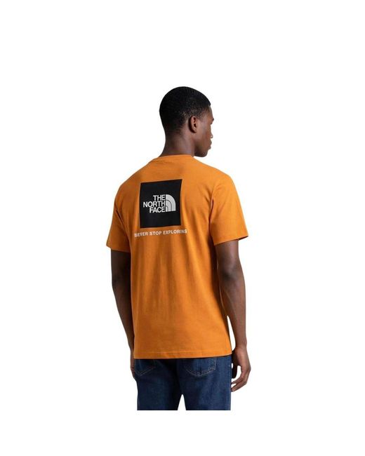 The North Face Orange Cotton T for men