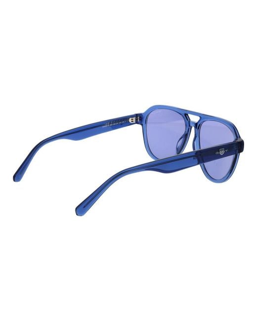 Gant Blue Acetate Sunglasses for men