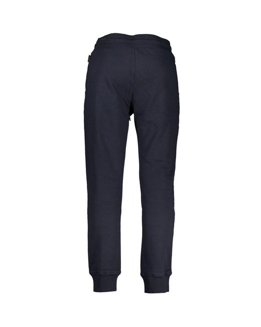 Napapijri Blue Blu Cotton Men's Sweatpants for men