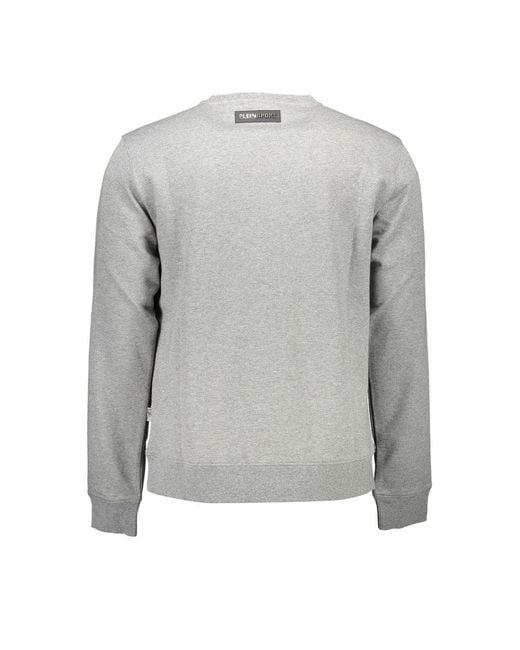 Philipp Plein Gray Grigio Cotton Sweatshirt for men