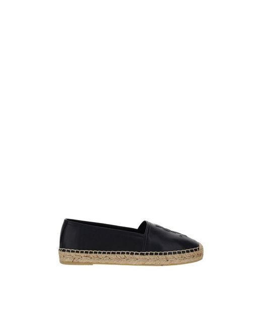 Saint Laurent Black Lamb Ovis Aries Aries Espadrilles