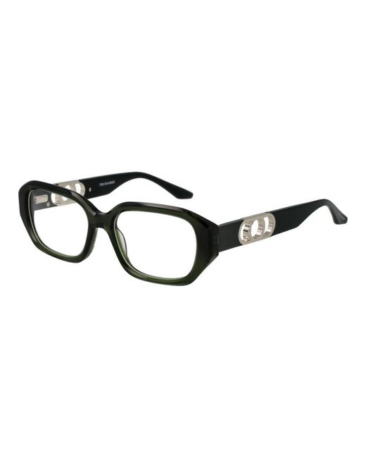 Trussardi Black Bicolor Acetate Glasses (frames)