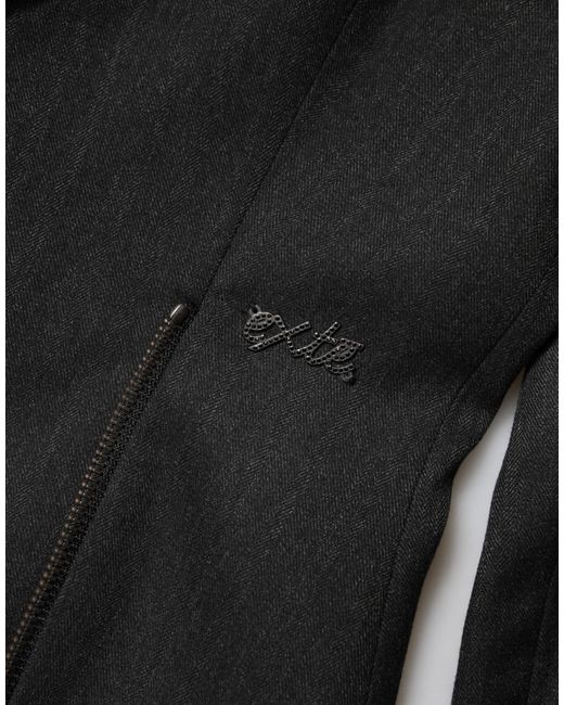 Exte Black Double Breasted Pants Blazer Jacket 2 Piece Suit