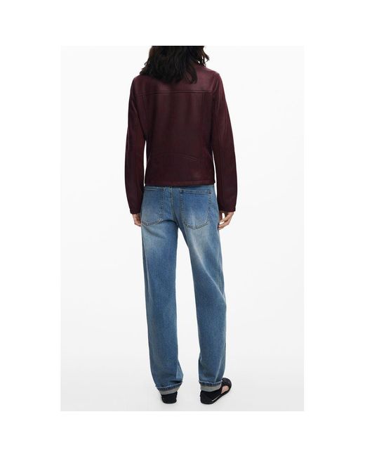 Desigual Red Polyester Jacket