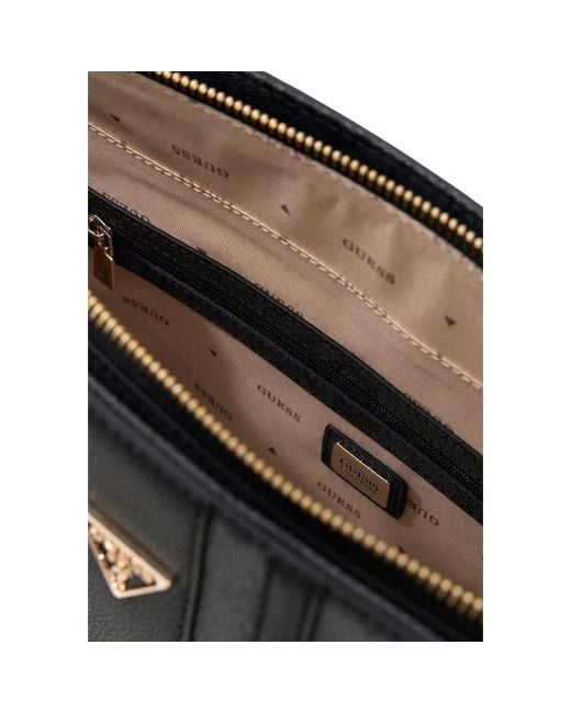 Guess Black Gray Polyethylene Handbag