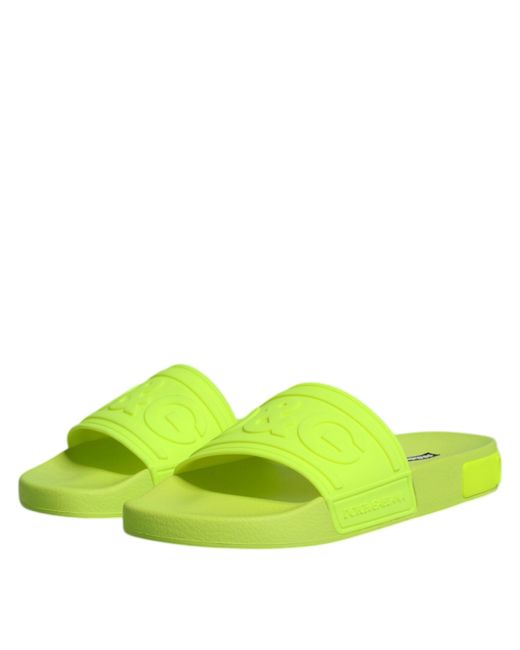 Dolce & Gabbana Green Sliders