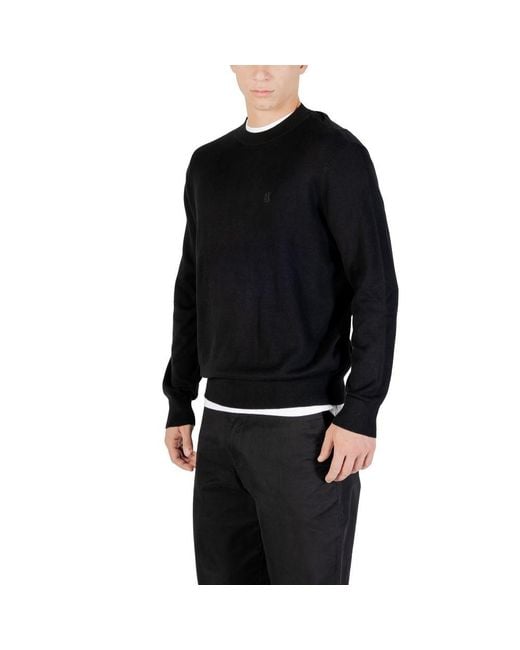 ARMANI EXCHANGE Black Viscose Sweatshirt for men