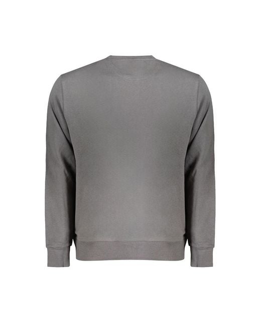 North Sails Gray Cotton Sweater for men