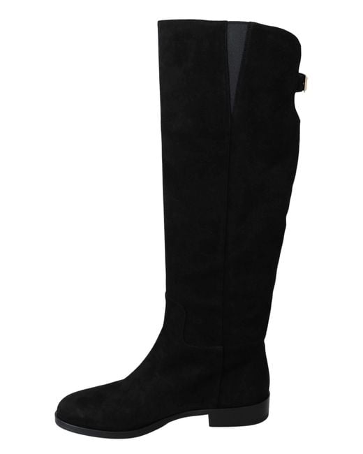 Dolce & Gabbana Black Suede Boots