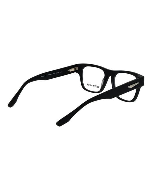 Trussardi Black Acetate Glasses (frames) for men