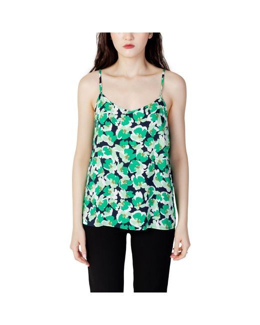 Jacqueline De Yong Green Cotton Tops & T