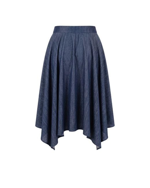 Trussardi Blue Denim Skirt