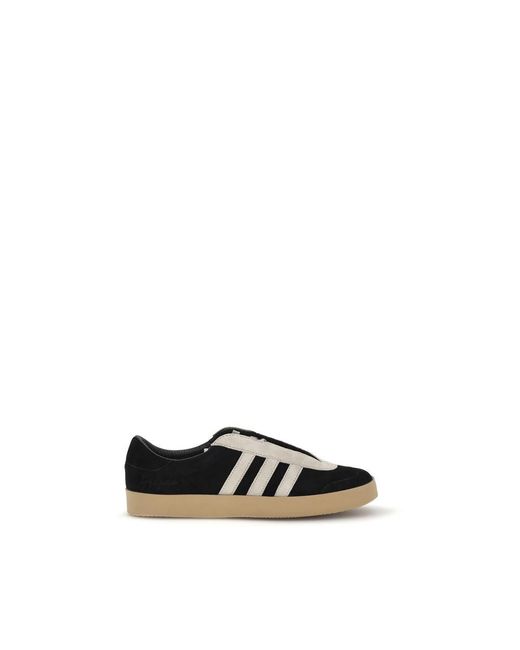 Y-3 Black Calf Leather Bos Taurus Low Top Sneakers - Eu40/us7 for men