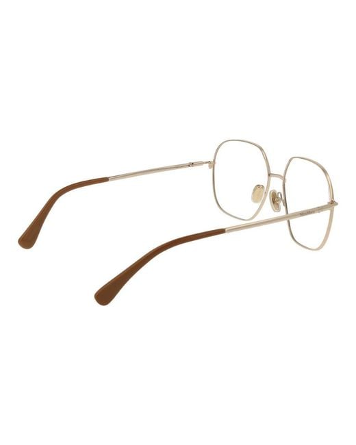 Max Mara Metallic Metal Glasses (Frames)