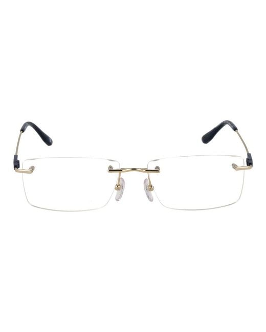 BMW Metallic Gold Titanium Glasses (frames) for men