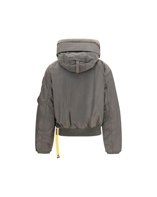 Parajumpers Gray Bicolor Polyamide Bomber