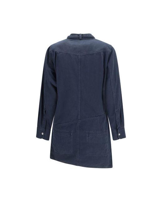 Isabel Marant Blue Cotton Casual Dress