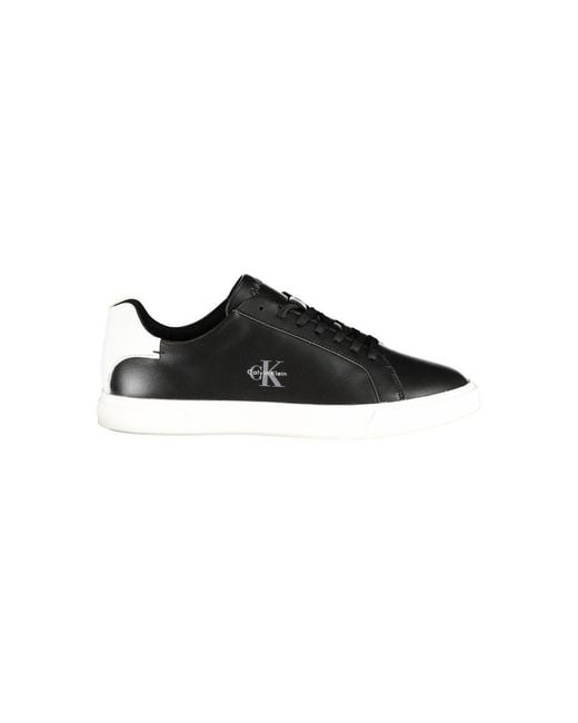Calvin Klein Black Polyurethane S Sneaker
