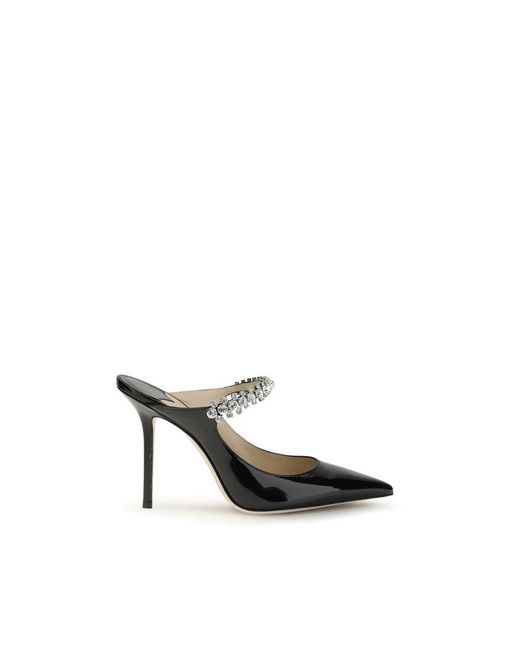 Jimmy Choo Multicolor Black Calf Leather Bos Taurus High Heel Pumps