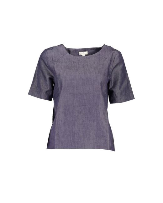 Gant Blue Cotton T-Shirt
