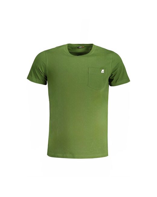 K-Way Green Cotton T for men