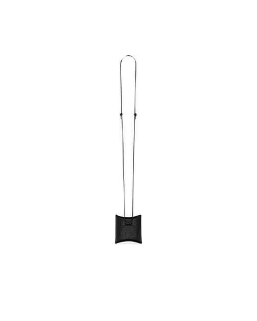 Saint Laurent Multicolor Black Calfskin Airpod Holder for men