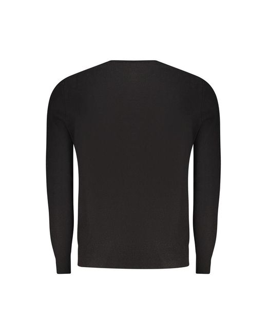 North Sails Black Viscosa Men Sweater for men
