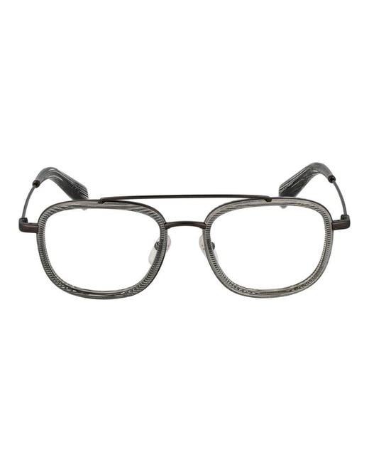 Yohji Yamamoto Brown Plastic Glasses (Frames) for men