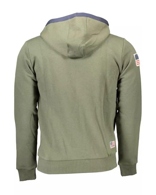U.S. POLO ASSN. Green Cotton Sweater for men