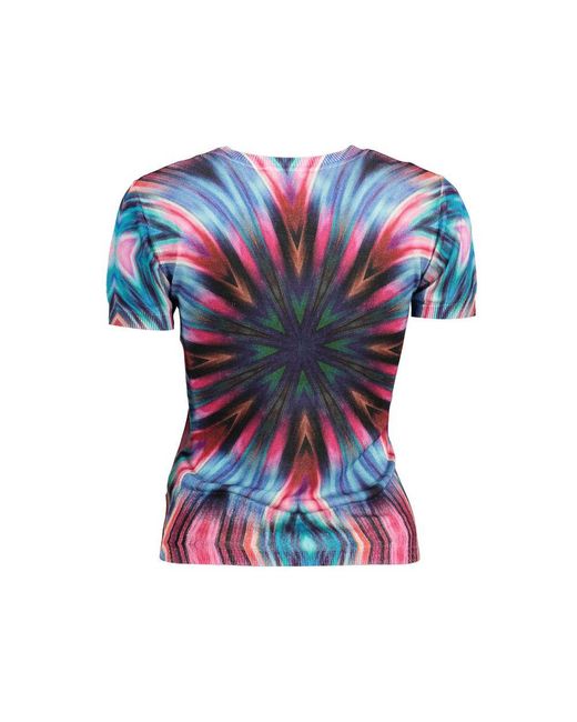 Desigual Blue Viscose Sweater