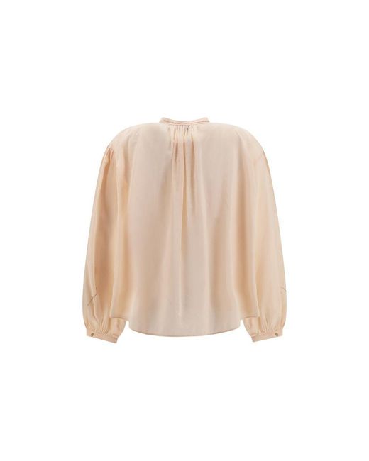 Forte_forte Natural Multicolor Cotton Blouse