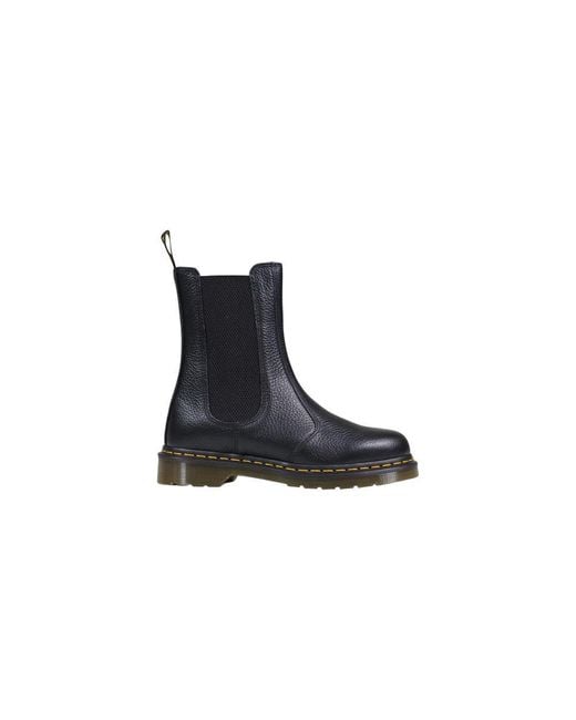 Dr. Martens Black Leather Ankle Boots
