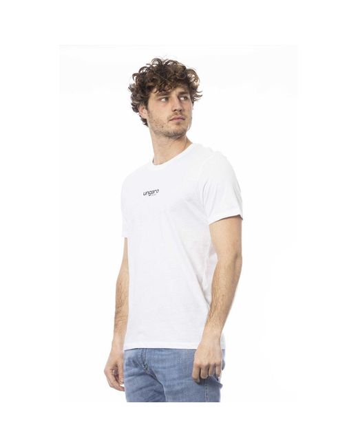 Ungaro Sport White Cotton T-Shirt for men