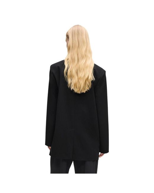 Karl Lagerfeld Black Polyester Blazer