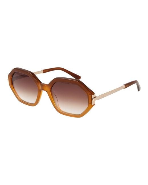 Sandro Brown Acetate Sunglasses