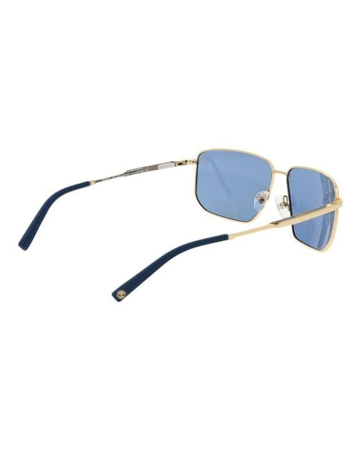 Timberland Blue Metal Sunglasses for men