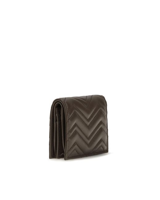 Gucci Gray Brown Lamb Ovis Aries Aries Wallet