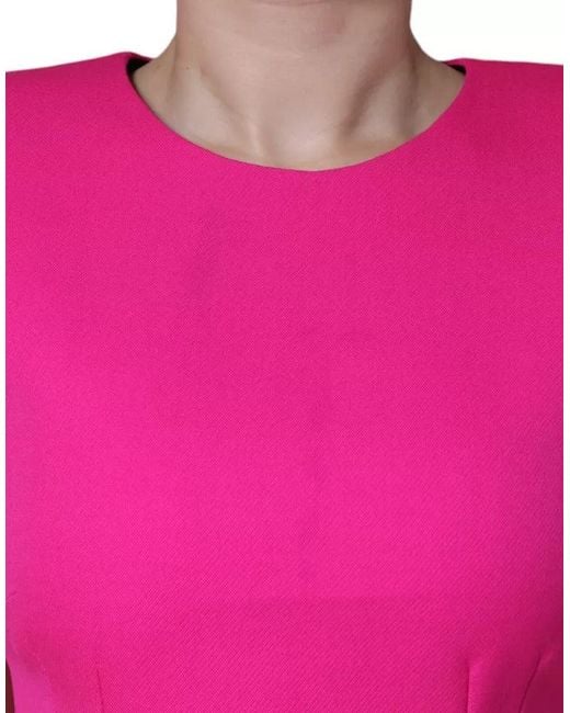 Dolce & Gabbana Pink Sleeveless Bodycon A