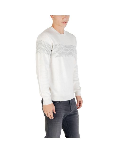 Antony Morato White Beige Polyester Sweatshirt for men