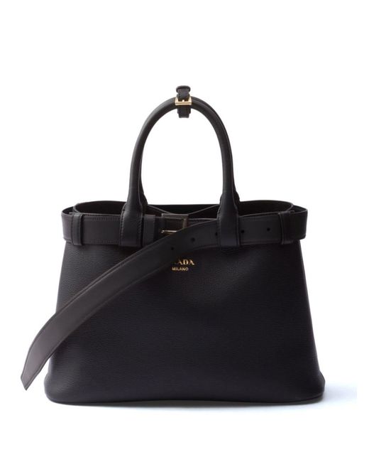 Prada Black Buckle Bags