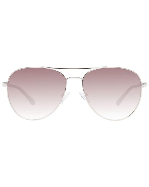 Guess Purple Silver Sunglasses
