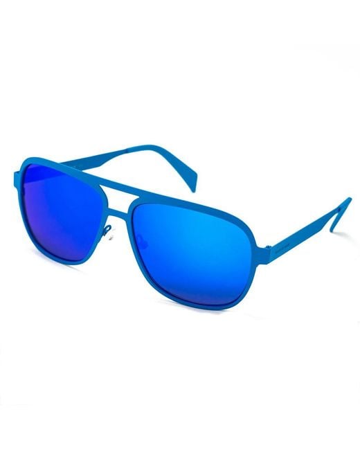 Italia Independent Blue Metal Sunglasses for men