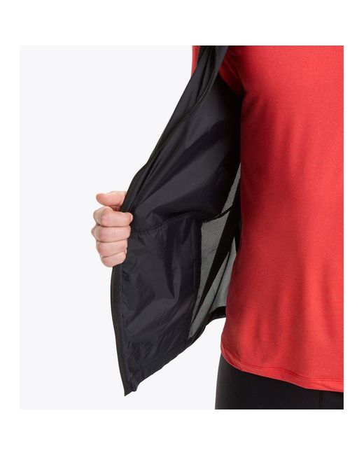 Diadora Red Bicolor Polyamide Waistcoat for men