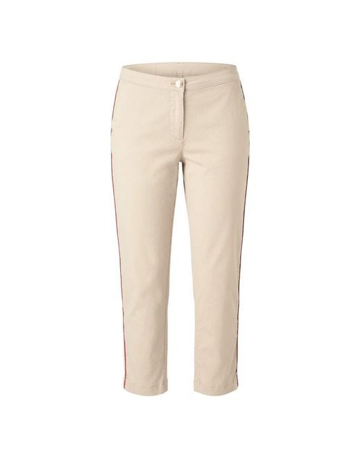 Trussardi Natural Beige Cotton Pants