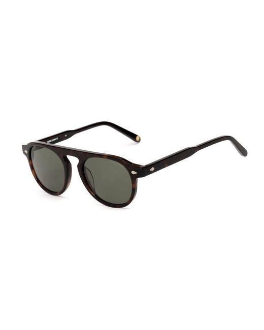 Belstaff Black Brown Acetate Sunglasses