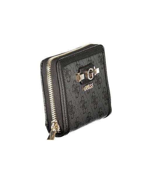 Guess Gray Black Polyurethane 's Wallet